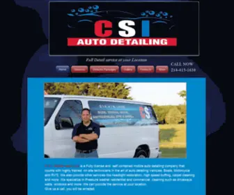 Csiautodetailing.com(Best Auto detailing service Rockwall TX) Screenshot