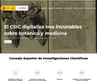 Csic.es(Investigación) Screenshot