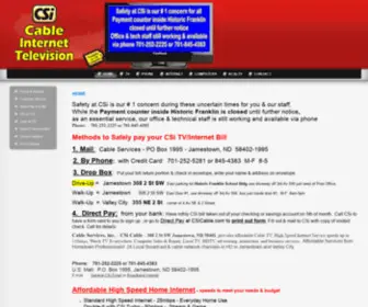 Csicable.com(CSiCable The Better Way) Screenshot