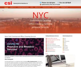 Csicleaning.com(CSI Cleaning) Screenshot