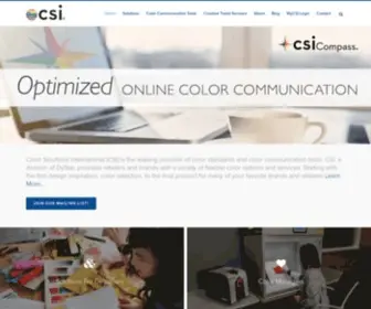 Csicolors.com(Color Solutions International (CSI)) Screenshot