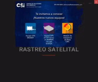 Csi.com.mx(Centro de Soluciones Inalámbricas) Screenshot