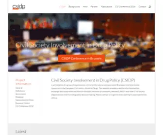 Csidp.eu(Civil Society Involvement) Screenshot