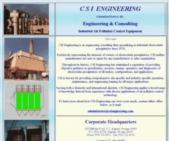 Csiengineering.com(CSI Engineering) Screenshot