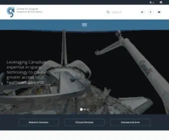 Csii.ca(Centre for Surgical Invention & Innovation) Screenshot
