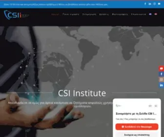 Csii.gr(CSI Institute: To CSIi (Διεθνές Ινστιτούτο Κυβερνοασφάλειας)) Screenshot