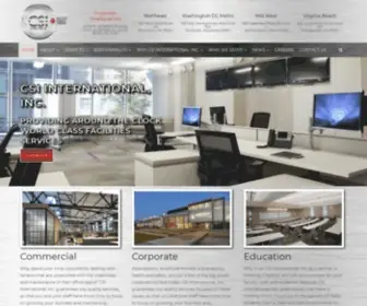 Csiinternational.com(Facility Services Company) Screenshot
