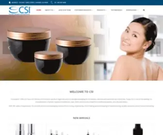 Csillc.com(Cosmetic Specialties International) Screenshot