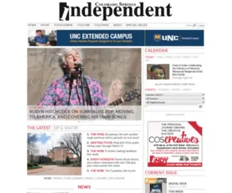 Csindy.com(Colorado Springs Independent newspaper) Screenshot