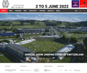 Csio.ch(Offizielles Springreitturnier der Schweiz) Screenshot