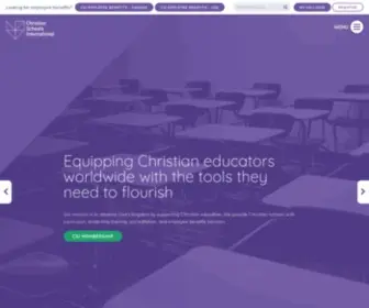 Csionline.org(Christian Schools International) Screenshot