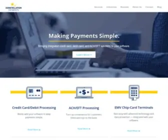 Csipay.com(Integrated Payment Services that Work with Your Software) Screenshot