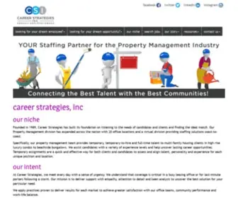 Csipropertymanagement.com(Career Strategies (CSi)) Screenshot