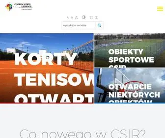 Csir.pl(Centrum Sportu i Rekreacji w Dąbrowie Górniczej) Screenshot