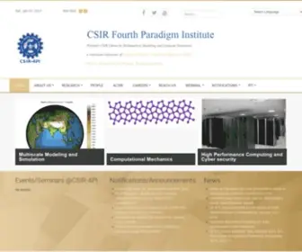 Csir4PI.in(CSIR Fourth Paradigm Institute) Screenshot