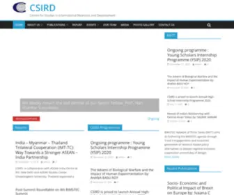 Csird.org.in(csird) Screenshot