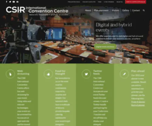 Csiricc.co.za(CSIR ICC) Screenshot