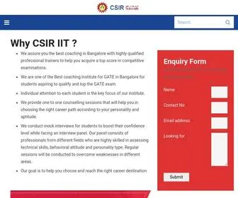 Csiriit.com(Best Coaching for GATE in Bangalore) Screenshot