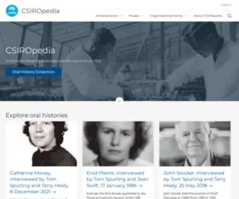 Csiropedia.csiro.au(Innovation shaping Australia and the world since 1916) Screenshot