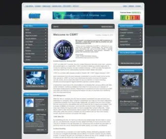 Csirt.org(Computer Security Incident Response Team) Screenshot