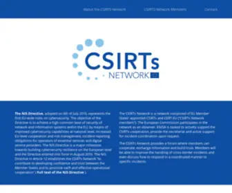 Csirtsnetwork.eu(CSIRTs Network) Screenshot