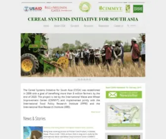 Csisa.org(Cereal Systems Initiative for South Asia (CSISA)) Screenshot