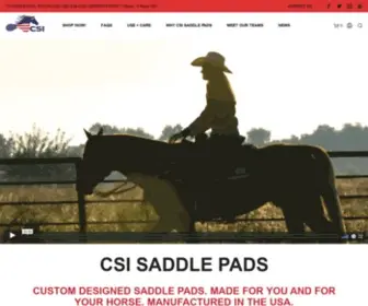 Csisaddlepads.com(CSI Saddle Pads) Screenshot