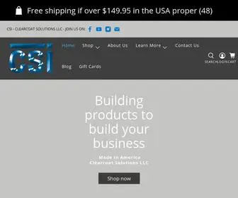 Csishine.com(Clearcoat Solutions) Screenshot