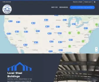 Csisteelbuildings.com(Metal Building Contractors) Screenshot