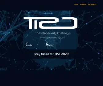 Csit-Events.sg(The InfoSecurity Challenge) Screenshot
