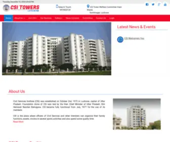 Csitowerslucknow.com(CSI Tower Website) Screenshot