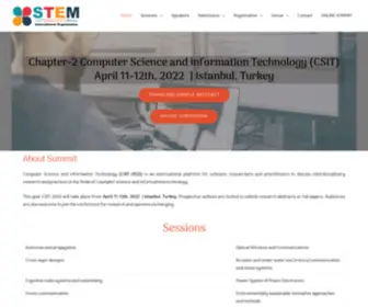 Csitsummit.com(Computer Science and information Technology Summit) Screenshot