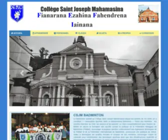 CSjmahamasina.com(Accueil) Screenshot