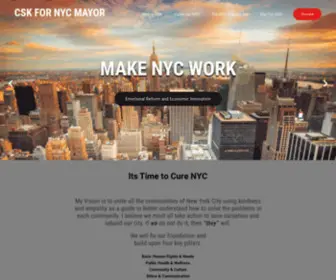 CSK4Mayor.nyc(Make NYC Work) Screenshot