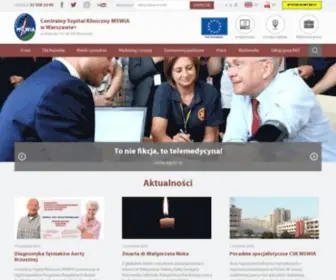 CSKMswia.pl(Centralny Szpital Kliniczny) Screenshot