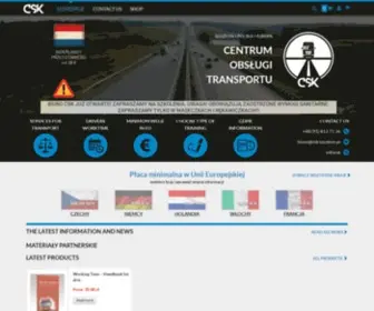 CSK.szczecin.pl(The home page of csk company) Screenshot