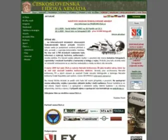 Csla.cz(Československá) Screenshot
