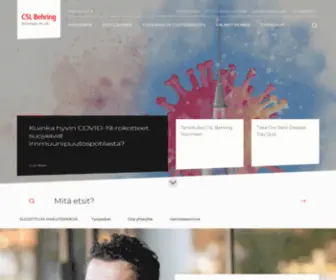 CSlbehring.fi(Harvinaisten sairauksien asiantuntijat) Screenshot