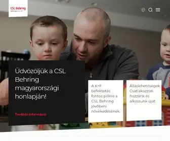 CSlbehring.hu(CSL) Screenshot