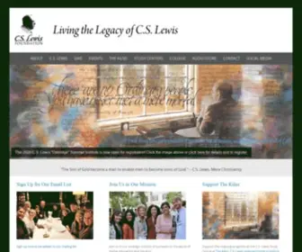 Cslewis.org(The C.S. Lewis Foundation) Screenshot