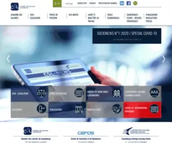 CSL.lu(Homepage) Screenshot