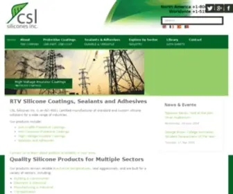 CSlsilicones.com(CSL Silicones) Screenshot