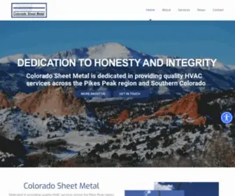 CSM-Hvac.com(Colorado Sheet Metal) Screenshot