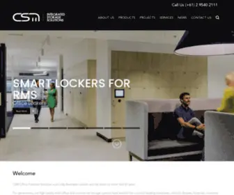 CSM-Office.com.au(Storage Solutions) Screenshot