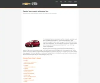 Csmans.com(Chevrolet Sonic owners & service manuals) Screenshot
