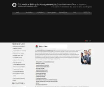 Csmedicalmanagement.com(Medical Billing Services) Screenshot