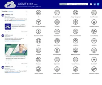 CSmfetch.com(Curated Customer Success Content) Screenshot