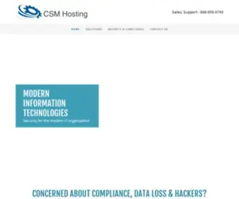 CSmhosting.com(Data protection) Screenshot