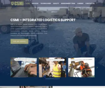 Csmi.com(Integrated Logistics Support & Professional Services) Screenshot