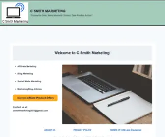 Csmithmarketing.com(Follow the Data) Screenshot